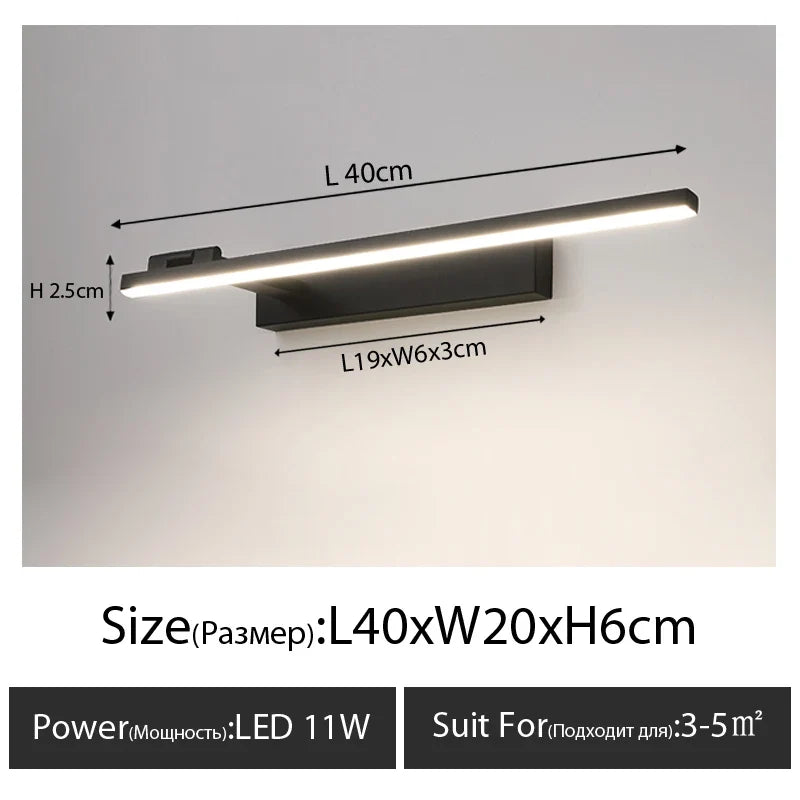 Applique murale LED moderne AC90-260V