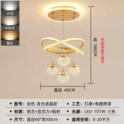 lustre moderne design élégant pour décoration intérieure éclairage