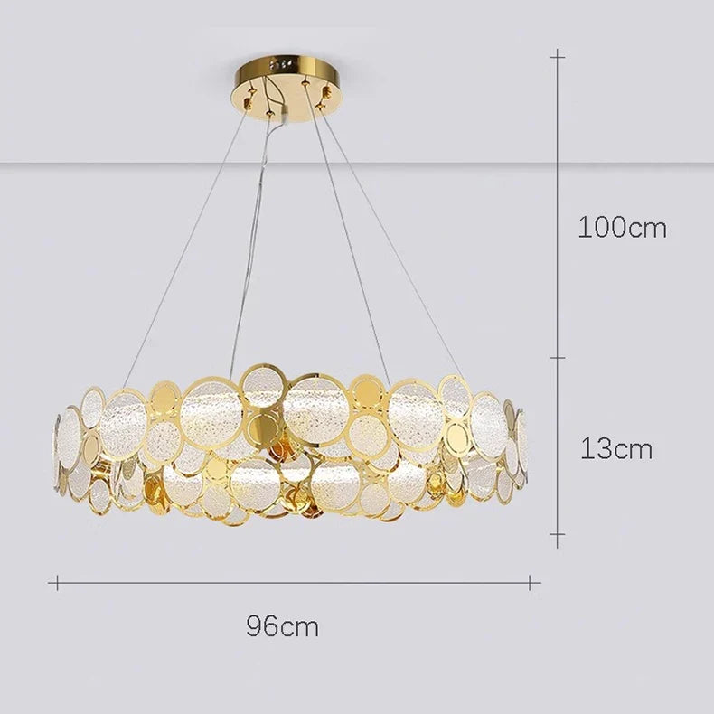 lustre moderne led de luxe pour éclairage intérieur