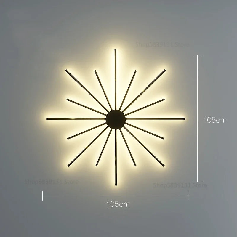 applique murale moderne créative pour décoration intérieure élégante