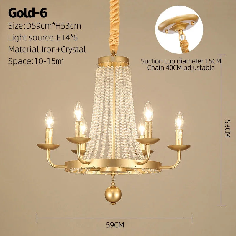 lustre cristal suspendu lumineux pour décoration intérieure élégante