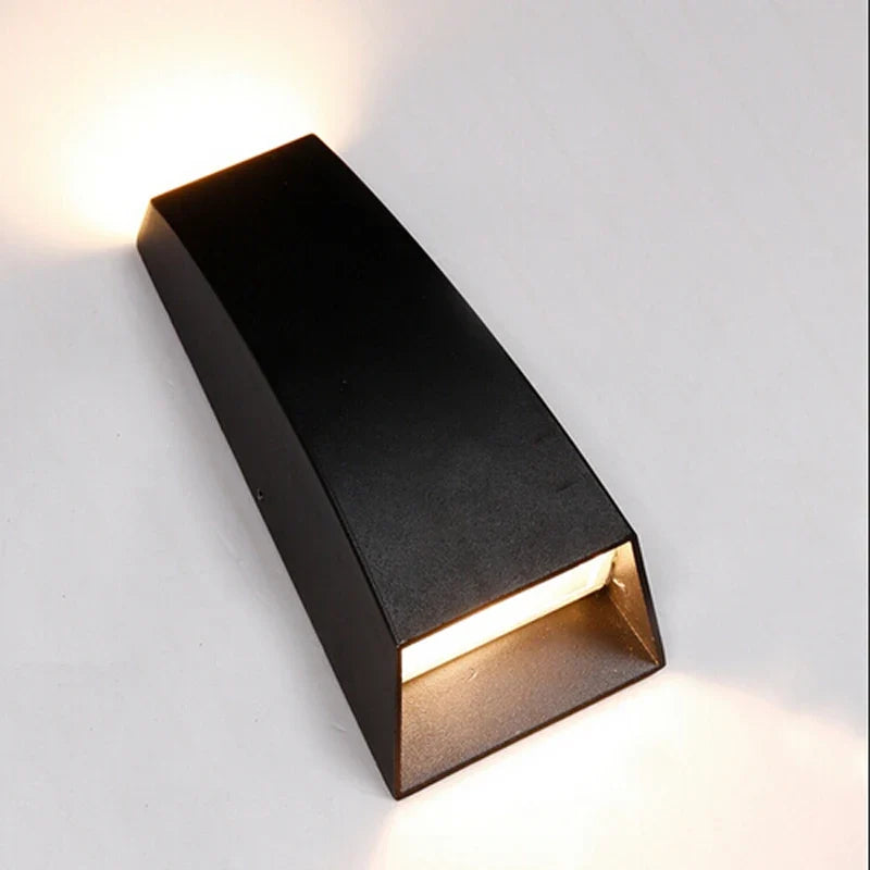Applique murale extérieures LED étanche haut et bas applique murale AC90-260V 2*3W COB ampoule en aluminium cour jardin porche couloir lumières