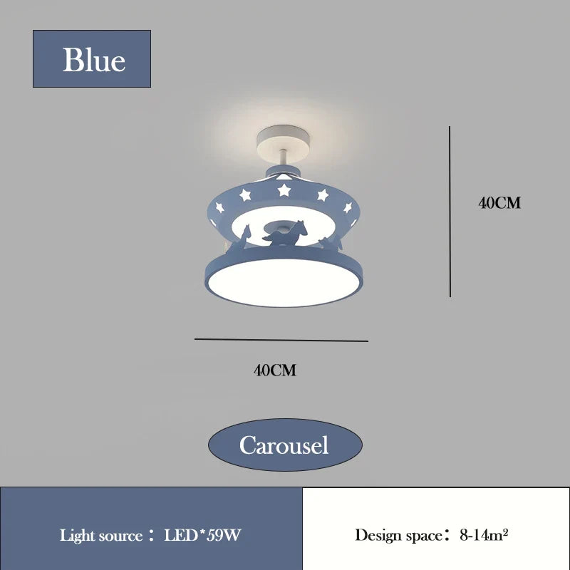 lustre moderne minimaliste pour chambre d'enfant lumineux et chaleureux