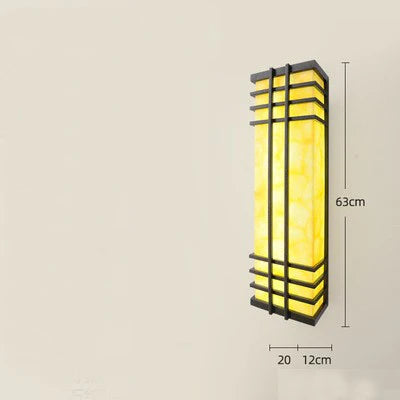 applique murale extérieure chinoise imperméable pour jardin décoratif