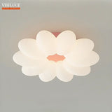 plafonnier led fleurs pour chambre d enfant trois couleurs lumière