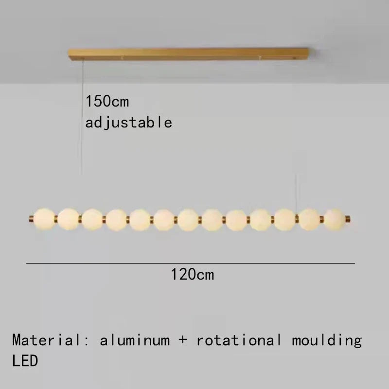 lustre acrylique suspendu pour cuisine bar et magasin