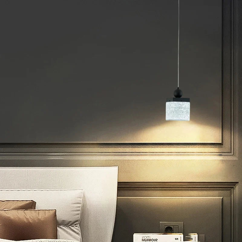 lustre led style 	 en résine et métal ajustable