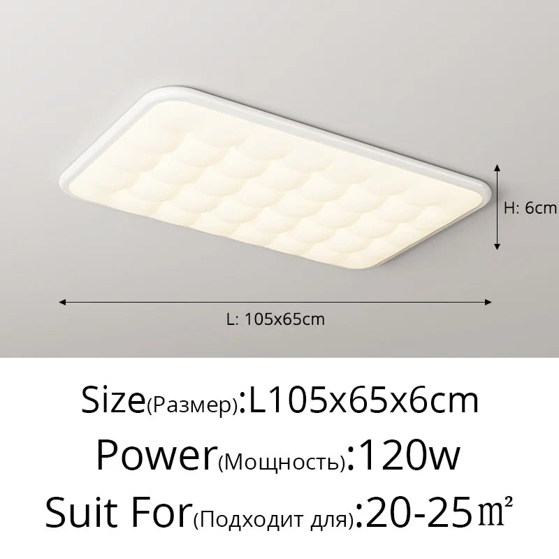 plafonnier moderne simple style crème bulle protection des yeux