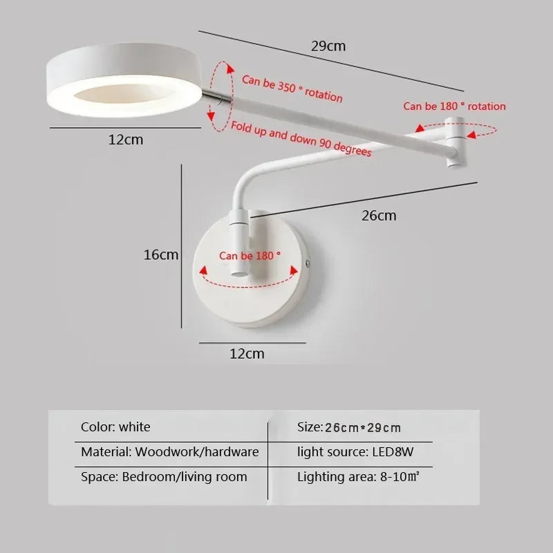 lampe oscillante télescopique bois décor intérieur lustre
