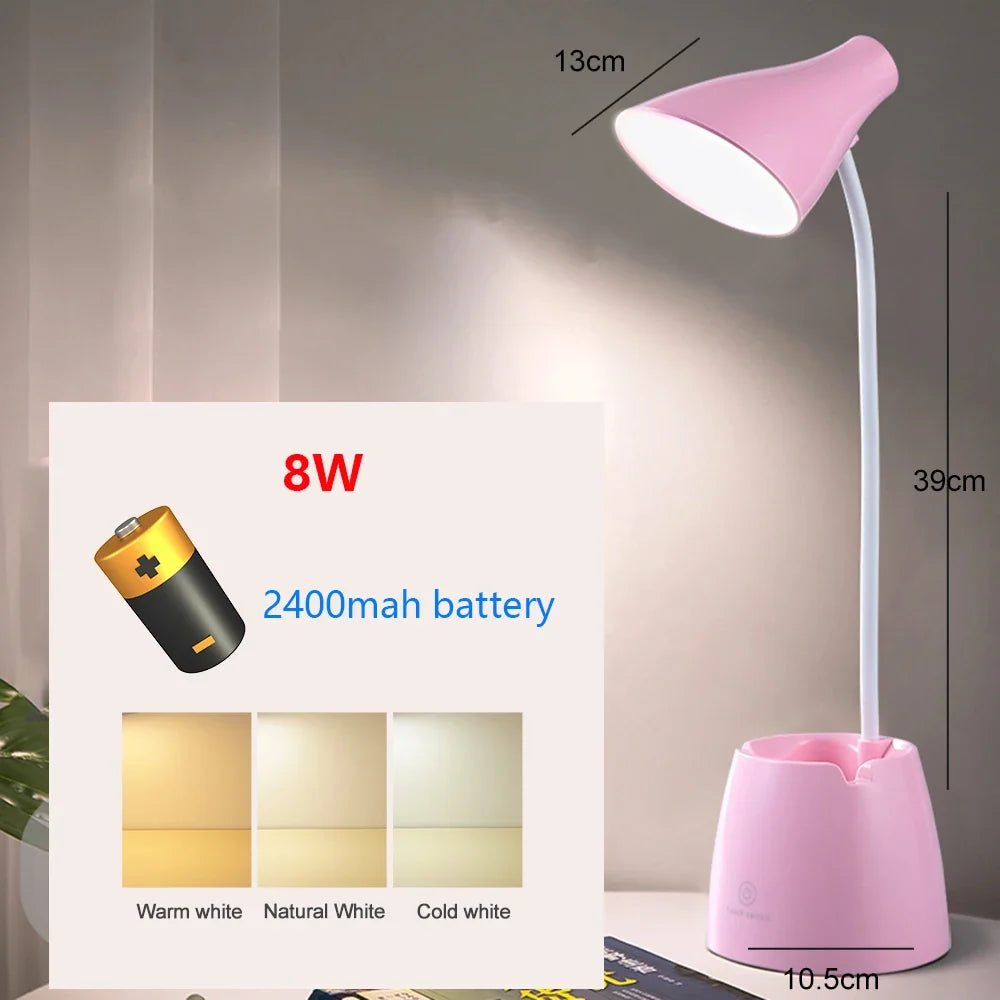 lampe de bureau led tactile usb gradation protection yeux