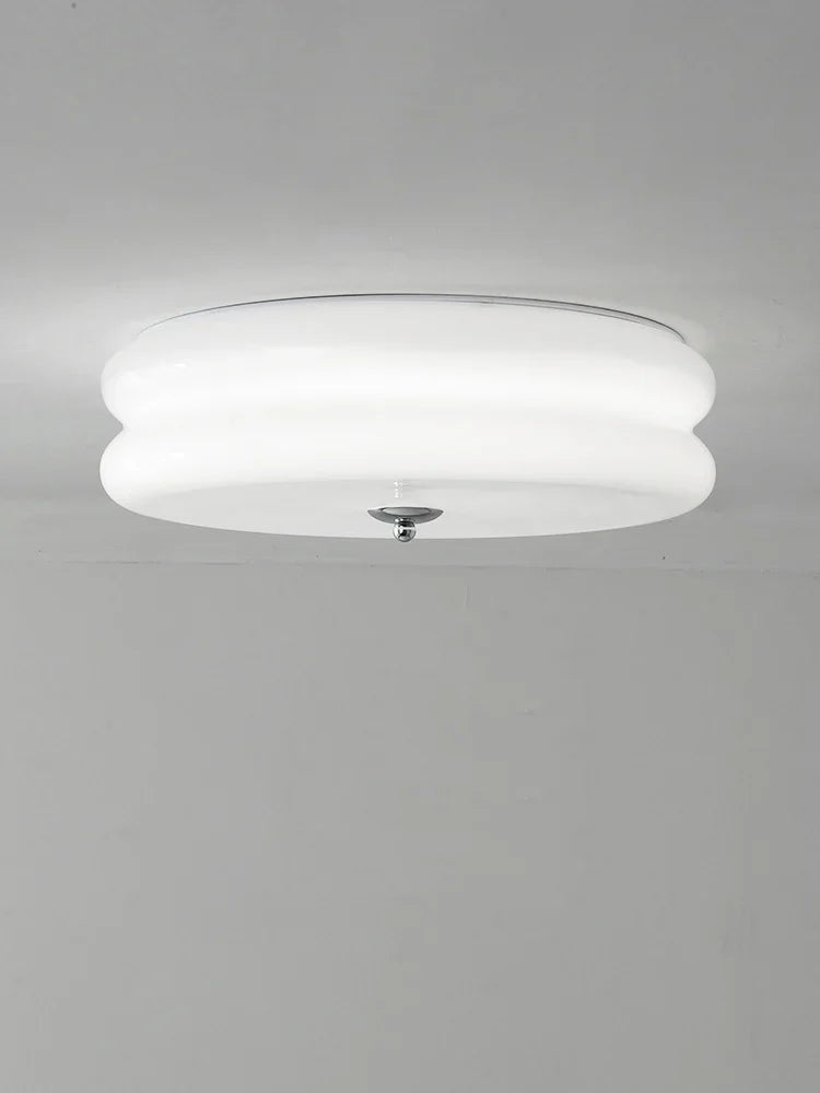 plafonnier rétro en verre pour un style nordique élégant