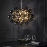 lustre en verre moderne nordique design de luxe luminaire suspendu