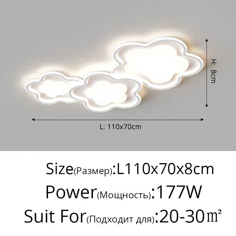 plafonnier led étoile moderne pour décoration intérieure élégante