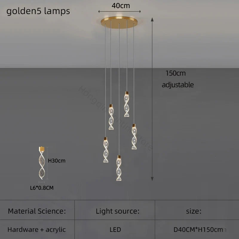 lustre décoratif pour un éclairage élégant et moderne
