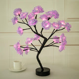 LED Rose Fleur Lampe de Table USB Arbre De Noël Fée Lumières Veilleuses Maison Fête De Mariage Chambre Décoration Cadeau de Fête des Mères