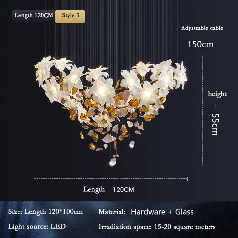 lustre led moderne pour décoration et éclairage maison