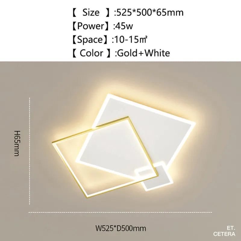 plafonnier led moderne pour décoration intérieure élégante et lumineuse