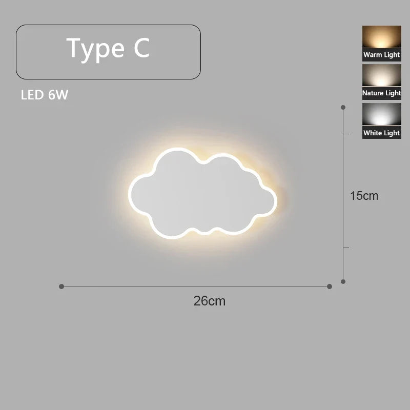 applique murale led minimaliste montée en surface