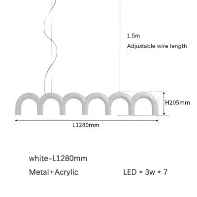 lustre led minimaliste moderne pour tables alimentaires design luminaire