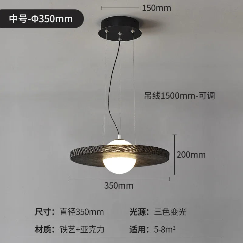 Modern minimalist restaurant chandelier designer, personalized coffee shop bar counter decoration lighting, bedroom bedside lamp