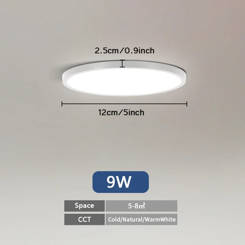 plafonniers led ultra minces creative clouds pour diverses pièces
