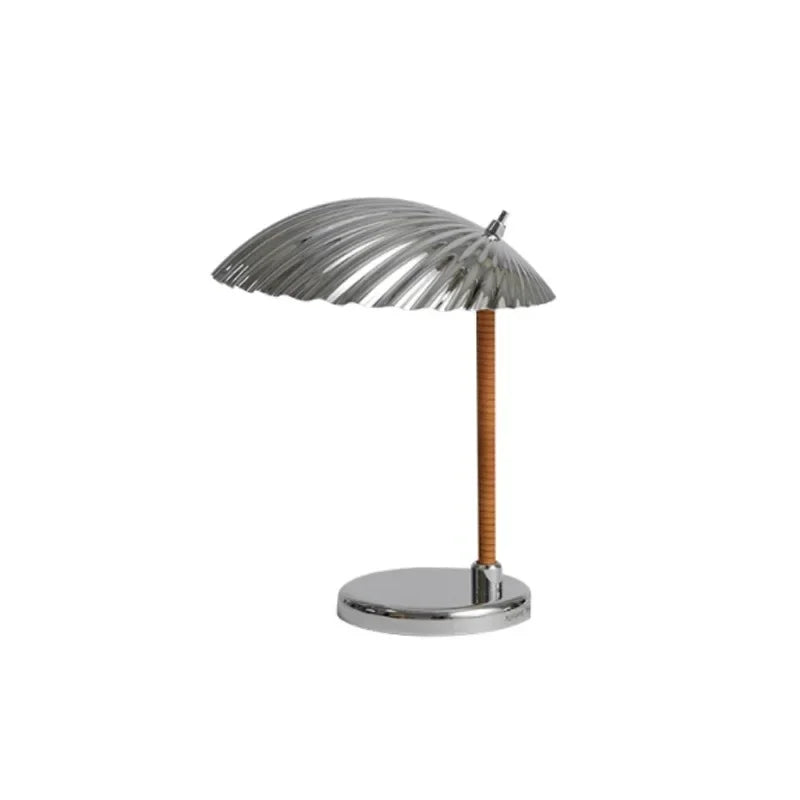 Denmark Designer Vintage Shell High Quality Led Table Lamp Desk Light Copper Chrome Close to Original