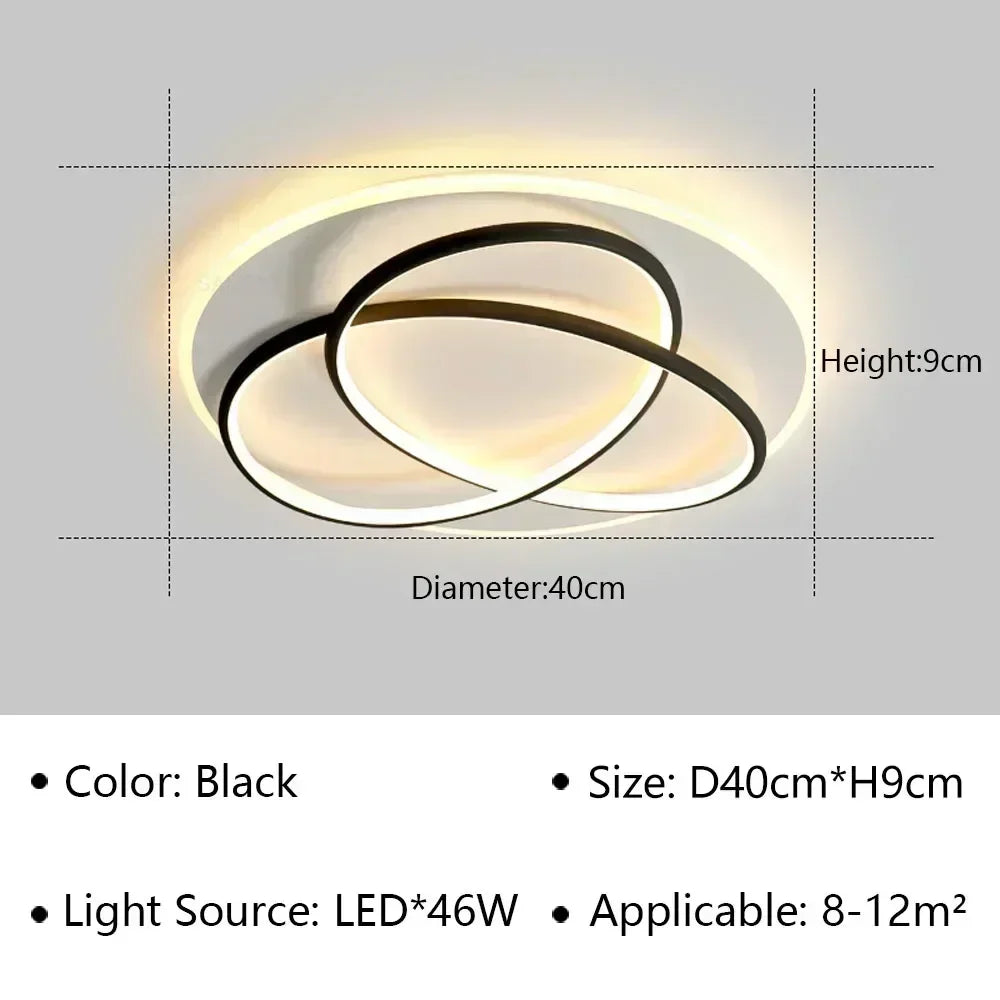plafonnier led moderne pour décoration intérieure élégante et lumineuse