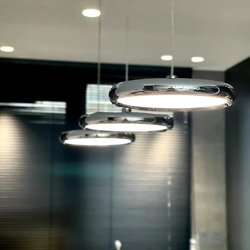 lampes de luxe suspendues avec télécommande pour restaurant