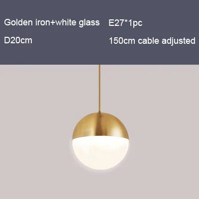 suspension nordique en verre à carreaux pour décoration moderne