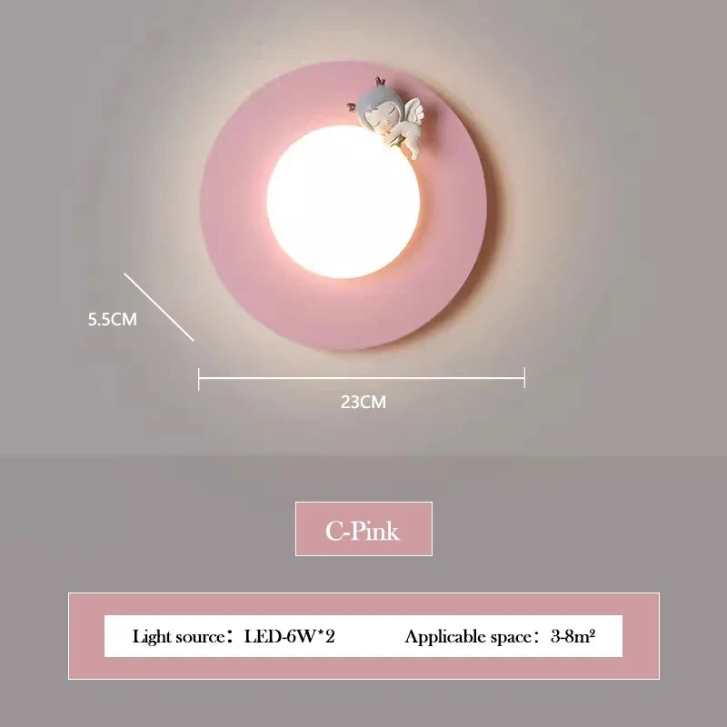 applique murale lumineuse pour chambre de fille moderne et chaleureuse