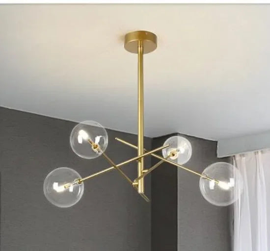 suspension en verre moderne pour décoration créative et élégante