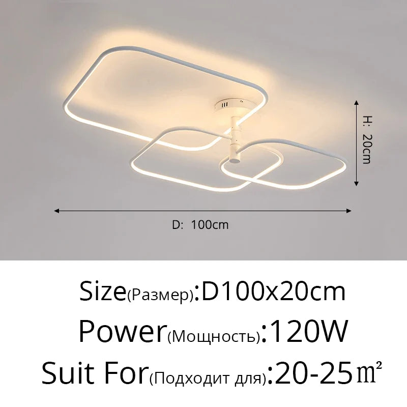 lustre led créatif moderne de luxe pour éclairage intérieur