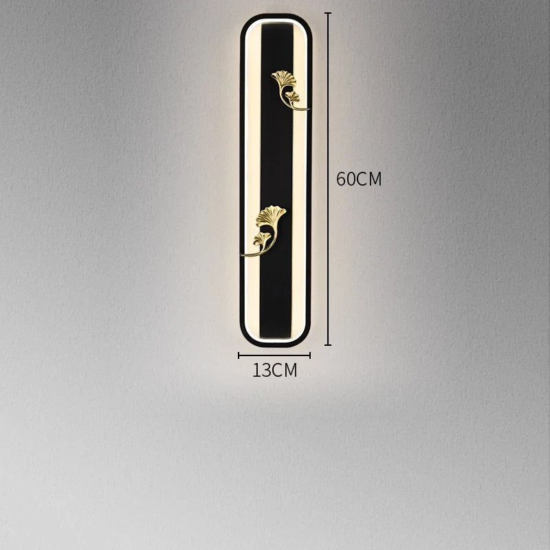 applique murale moderne en cuivre pour intérieur élégant