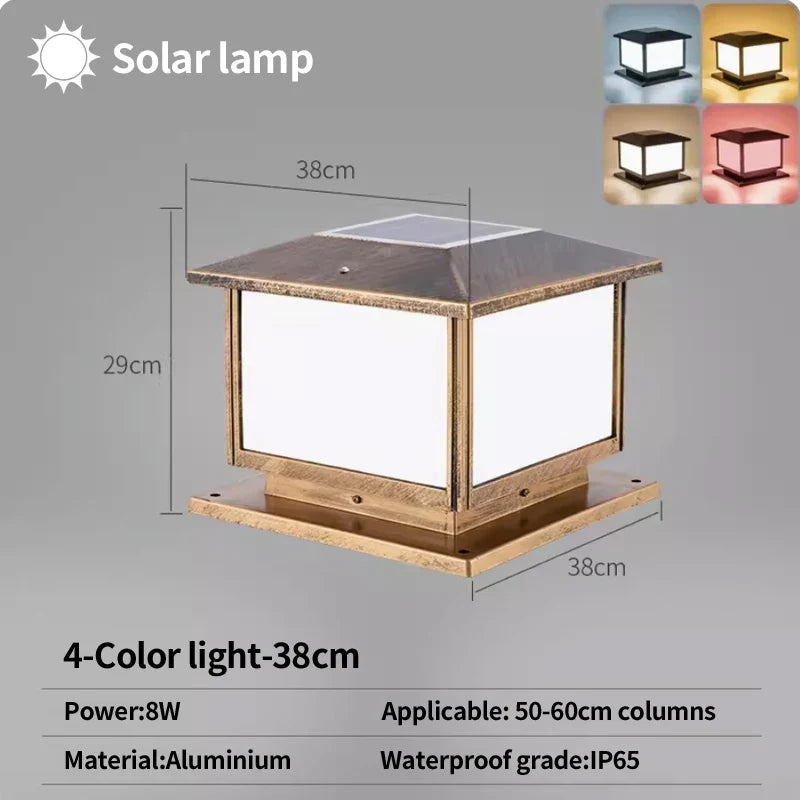 Lampe pilier LED étanche E27