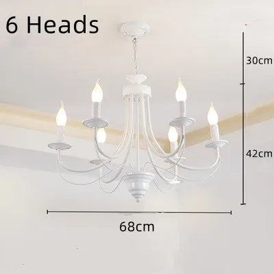 lustre en fer forgé noir et blanc design intérieur moderne