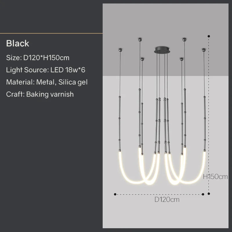 lustre moderne suspendu design minimaliste pour bar ou restaurant