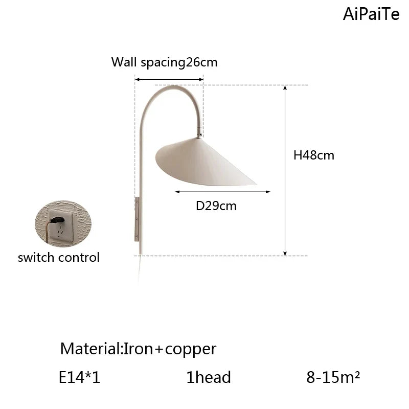 Lampadaire en marbre et pierre réglable