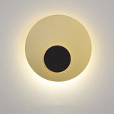 applique murale led lune dorée style nordique décoratif