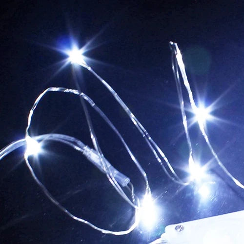 guirlandes lumineuses à led en fil de cuivre pour décorations festives