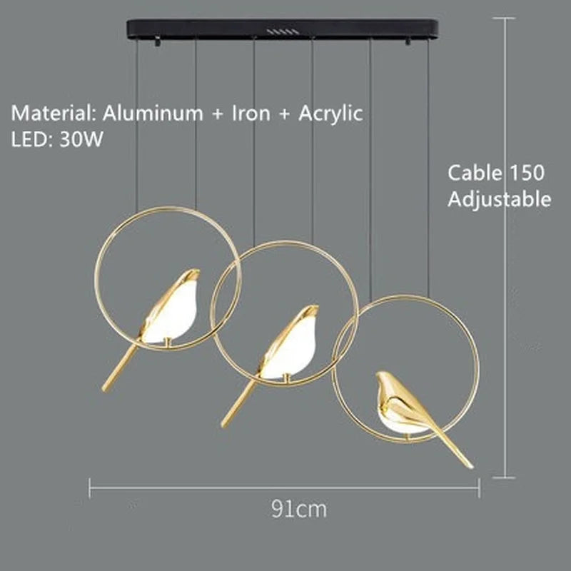 Nomi Lampadaire LED lampe oiseau postmoderne galvanoplastie doré jardin lecture chambre étude salon lampadaire de luxe