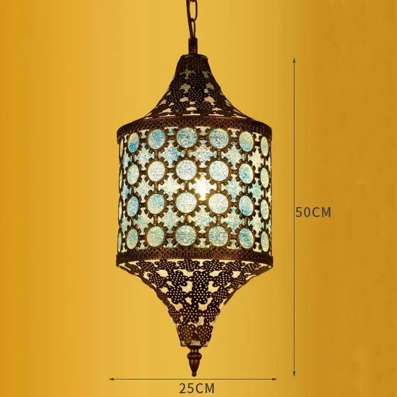 lustre suspendu asiatique décoratif pour intérieur bohème