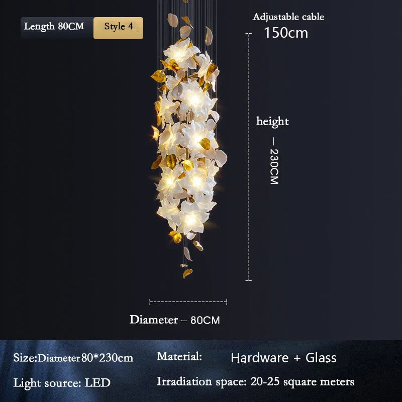 lustre led moderne pour décoration et éclairage maison