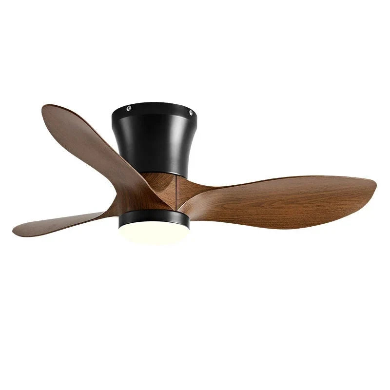 24CM Low Floor Loft Remote Control Lux&vitae Fan With Lights Modern Led Ceiling Fan Without Lights DC Motor 6 Speeds Timing Fans