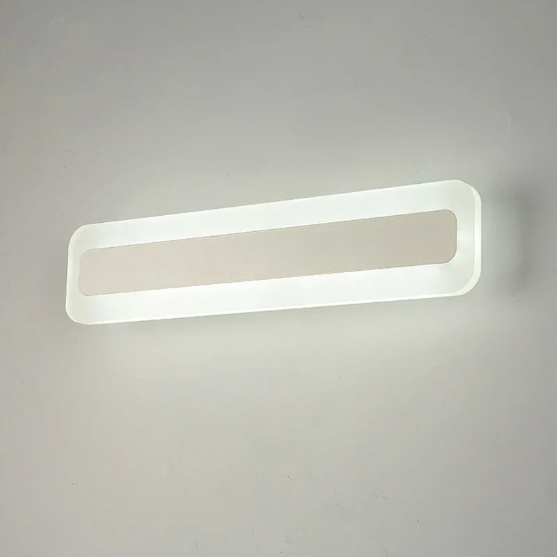lampe de miroir led moderne étanche en acrylique