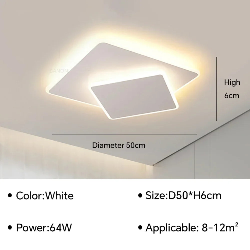 plafonnier led moderne pour décoration intérieure et éclairage design