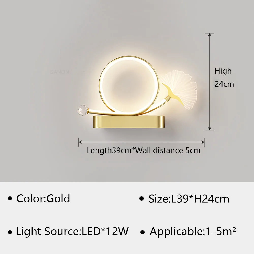 applique murale led moderne pour décoration intérieure élégante