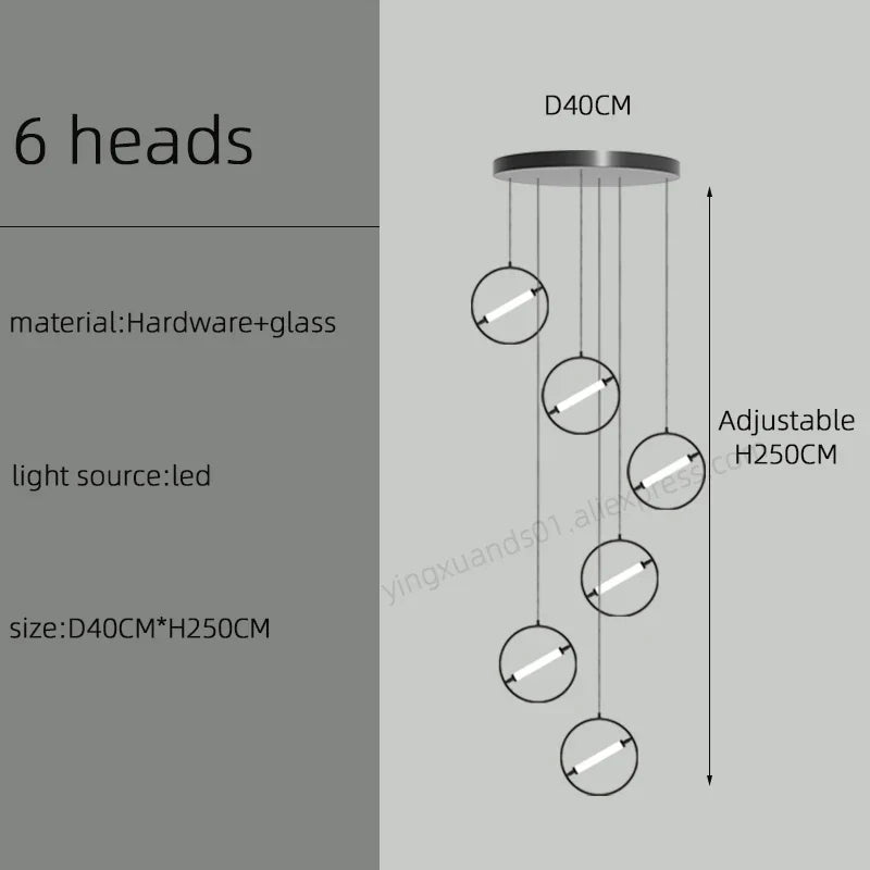 lustre à led moderne pour un éclairage nordique élégant
