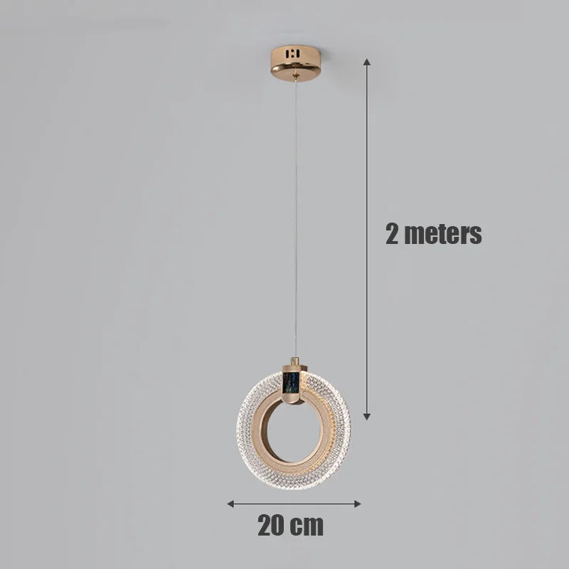lustre led nordique décoration intérieure suspension