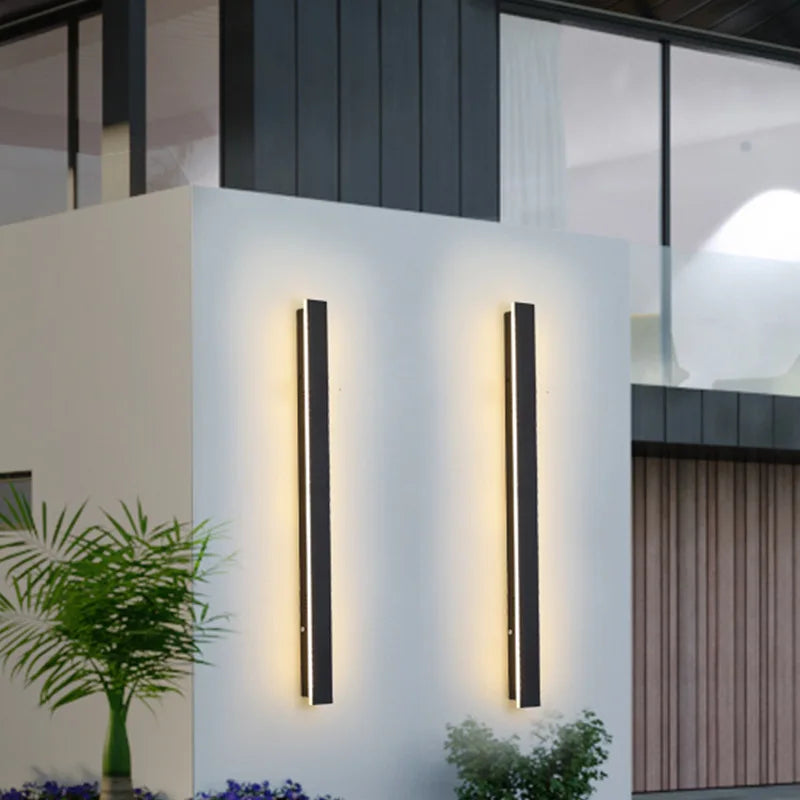 applique murale extérieure à led étanche pour éclairage décoratif