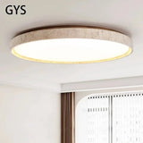 Led plafonnier pierre Downlight monté en Surface rétro luminaires noyer bûche bois couleur chambre salon grande lumière